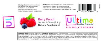 Ultima Ultima Toddler Formula Berry Punch - supplement