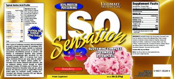 Ultimate Nutrition ISO Sensation 93 Strawberry - protein supplement