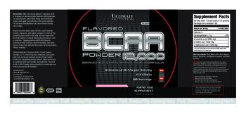Ultimate Nutrition Platinum Series BCAA 12,000 Flavored Powder Pink Lemonade - amino acid supplement