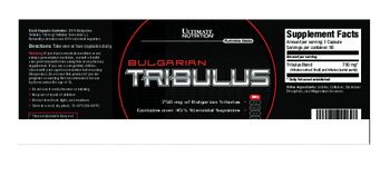 Ultimate Nutrition Platinum Series Bulgarian Tribulus - herb supplement