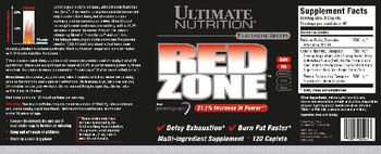 Ultimate Nutrition Platinum Series Red Zone - multiingredient supplement