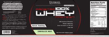 Ultimate Nutrition Prostar 100% Whey Protein Chocolate Mint - 