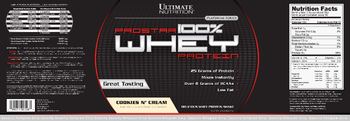 Ultimate Nutrition Prostar 100% Whey Protein Cookies N' Cream - 
