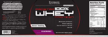 Ultimate Nutrition Prostar 100% Whey Protein Raspberry - 