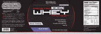 Ultimate Nutrition Prostar 100% Whey Protein Rum Raisin - 