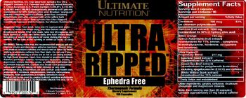 Ultimate Nutrition Ultra Ripped - supplement