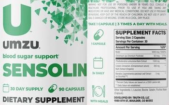 UMZU Sensolin - supplement