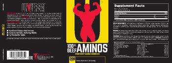 Universal 100% Beef Aminos - supplement