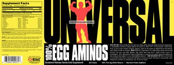 Universal 100% Egg Aminos - sustained release amino acid supplement