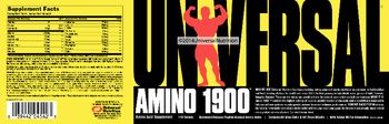 Universal Amino 1900 - amino acid supplement