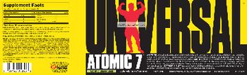 Universal Atomic 7 'Lectric Lemon Lime - bcaa performance supplement