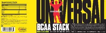 Universal BCAA Stack Lemon Lime - branched chain amino supplement