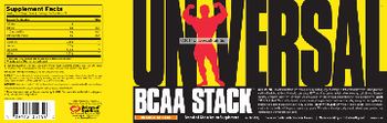 Universal BCAA Stack Orange Splash - branched chain amino supplement