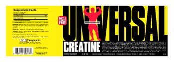 Universal Creatine - creatine supplement