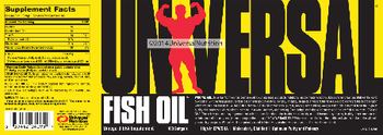 Universal Fish Oil - omega3 efsupplement