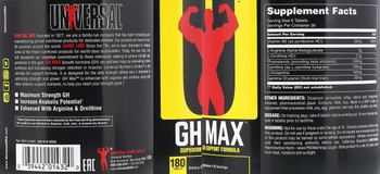 Universal GH Max - gh support supplement