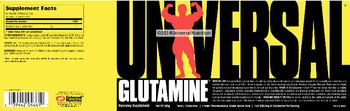 Universal Glutamine - recovery supplement