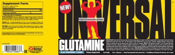 Universal Glutamine Blue Raspberry Flavor - supplement