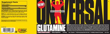 Universal Glutamine Fruit Punch Flavor - supplement