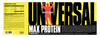 Universal Max Protein Chocolate Shake - training protein supplement