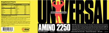 Universal Nutrition Amino 2250 - amino acid supplement