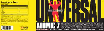 Universal Nutrition Atomic 7 Black Cherry Bomb - bcaa performance supplement
