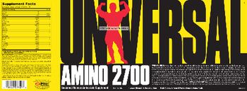 Universal Nutrition Universal Amino 2700 - sustained release amino acid supplement