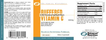 Universal Nutrition / Universal Naturals Buffered Vitamin C 1000 mg - supplement