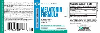 Universal Nutrition / Universal Naturals Melatonin Formula 5mg - supplement