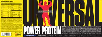 Universal Power Protein Vanilla Flavor - protein supplement