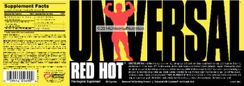 Universal Red Hot - thermogenic supplement