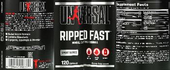 Universal Ripped Fast - supplement