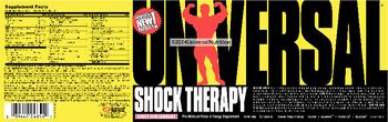 Universal Shock Therapy Clyde's Hard Lemonade - preworkout pump energy supplement