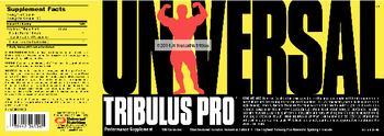 Universal Tribulus Pro - performance supplement