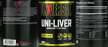 Universal Uni-Liver - desiccated liver supplement