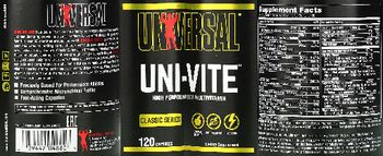 Universal Uni-Vite - supplement