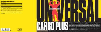 Universal Universal Carbo Plus Unflavored - supplement