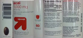 Up&up Acai 1,000 mg - supplement