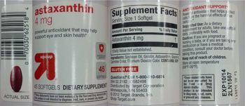 Up&up Astaxanthin 4 mg - supplement