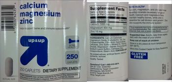 Up&up Calcium Magnesium Zinc - supplement