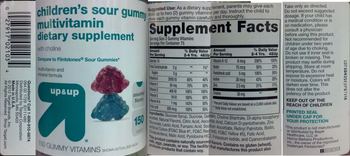Up&up Children's Sour Gummy Multivitamin With Choline - supplement
