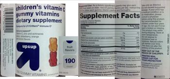 Up&up Children's Vitamin C Gummy Vitamins - supplement