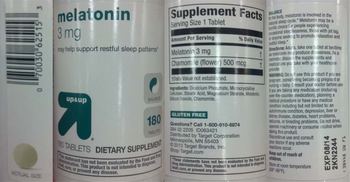 Up&up Melatonin 3 mg - supplement