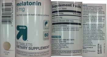 Up&up Melatonin 5 mg - supplement