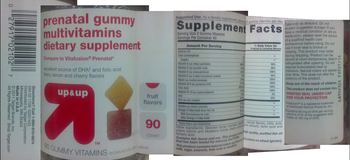 Up&up Prenatal Gummy Multivitamins Fruit Flavors - 