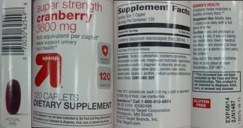 Up&up Super Strength Cranberry 3600 mg - supplement