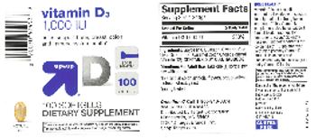 Up&up Vitamin D3 1,000 IU - supplement