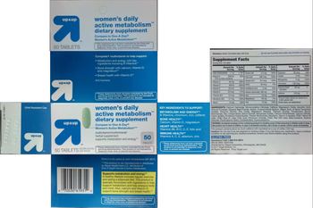 Up&up Women's Daily Active Metabolism - supplement