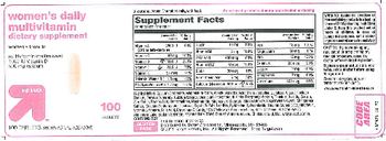 Up&up Women's Daily Multivitamin - supplement