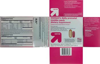 Up&up Women's Daily Prenatal Combo Pack Prenatal DHA/EPA Softgels - supplement